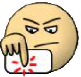 😠 emoji ебучий дурак онлайн без фона Telegram sticker 17 of 26
