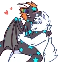 🍆 emoji Kiba Starry Animated by @CrazySnep Telegram sticker 5 of 10
