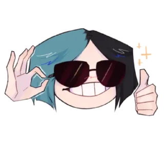 😎 emoji фрик пати джепег Telegram sticker 6 of 12