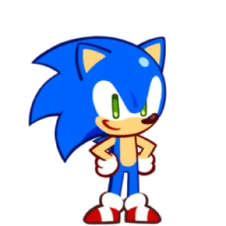 Sticker from Sonic and Tails Cookie!