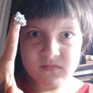 ⁉ emoji Тупа я Telegram sticker 14 of 20