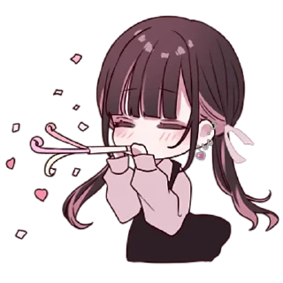 🥳 emoji Пьен-чан @nyasticks Telegram sticker 2 of 41