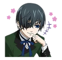 😏 emoji kuroshitsuji Telegram sticker 12 of 40