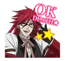 Sticker from kuroshitsuji