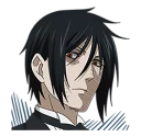 😠 emoji kuroshitsuji Telegram sticker 16 of 40