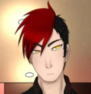 🥩 emoji Каин яйцеголовый (Cain❤️🖤) Telegram sticker 14 of 14
