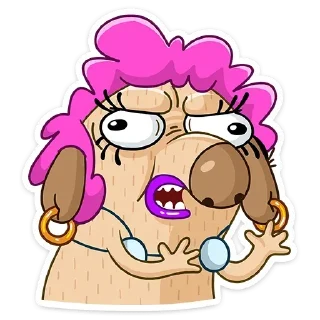 👵 emoji Леди Ди • @StickEmojiBook Telegram sticker 16 of 41