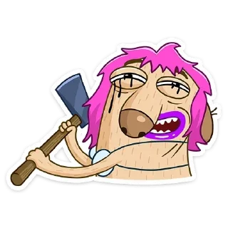 🪓 emoji Леди Ди • @StickEmojiBook Telegram sticker 11 of 41