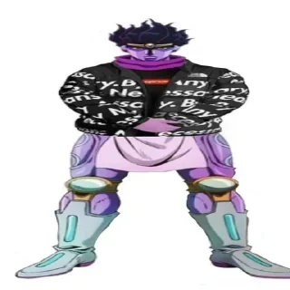 😎 emoji Стар платинум срёт Telegram sticker 9 of 120