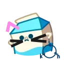 🤔 emoji Cookie and Milky Telegram sticker 10 of 21