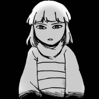 ❕ emoji Фриск из комикса «Подмена»
@Undertale_Love_Forever Telegram sticker 11 of 23