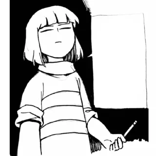 🖌 emoji Фриск из комикса «Подмена»
@Undertale_Love_Forever Telegram sticker 20 of 23