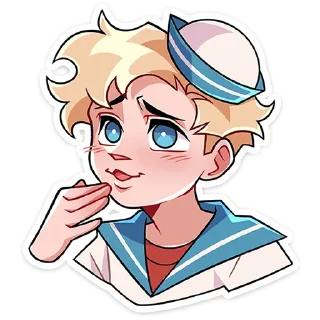 🤭 emoji Матрос Владик от @TgSticker Telegram sticker 5 of 51