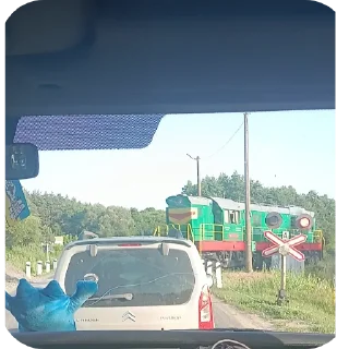 Sticker from Поезда и приколи