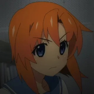 🤨 emoji Higurashi 2020 Rena Telegram sticker 13 of 43
