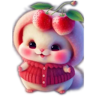 🐰 emoji @stickersbyzova Telegram sticker 24 of 39