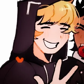 🐾 emoji °˖ : ໒ 🐈‍⬛️ 𝑨𝑫𝑨𝑴&𝑱𝑶𝑵𝑨𝑯⿻🍪•₊˚。 Telegram sticker 9 of 45