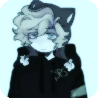 🐈‍⬛ emoji 🐈‍⬛Adam Murray 🐈‍⬛ Telegram sticker 12 of 18