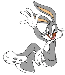 👋 emoji Bugs Bunny 4 Telegram sticker 5 of 120