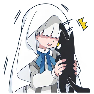 ☺ emoji Призрак-кун @nyasticks Telegram sticker 23 of 41