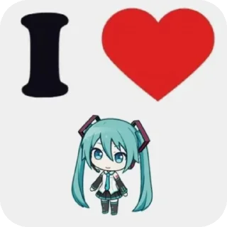📺 emoji Miku Telegram sticker 7 of 28