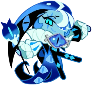 🤡 emoji Shadow Milk Cookie • @run_cookie_run Telegram sticker 6 of 108