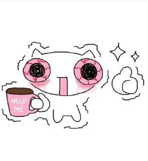 😵 emoji Kitty mood Telegram sticker 19 of 66