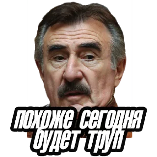 ⚰️ emoji Леонид Каневский @stickernayaa Telegram sticker 8 of 22