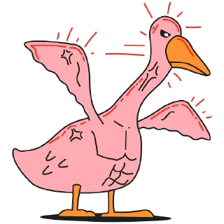 😡 emoji Geese @gsomu Telegram sticker 15 of 39