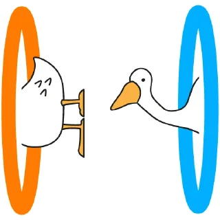 🛴 emoji Geese @gsomu Telegram sticker 16 of 39