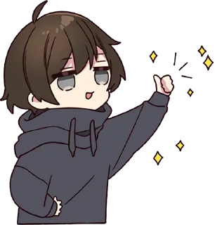 👍 emoji Menhera Kun Pt.5 @jp_stickers Telegram sticker 7 of 41