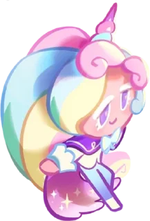 Sticker from Cream Unicorn Cookie!
