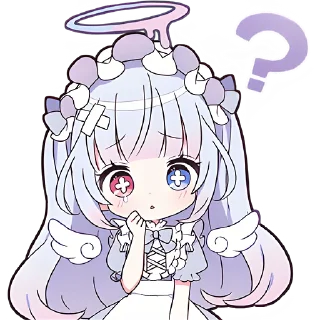 🤔 emoji Плакса-ангел @Nyasticks Telegram sticker 15 of 41