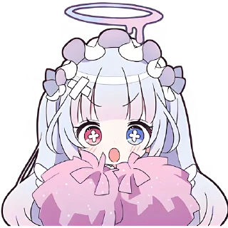✊ emoji Плакса-ангел @Nyasticks Telegram sticker 13 of 41