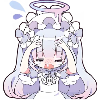 😪 emoji Плакса-ангел @Nyasticks Telegram sticker 17 of 41