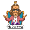 🤴 emoji The Dude Telegram sticker 19 of 35