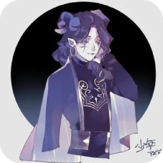 ☺ emoji Wish you sweet dreams ~ Azrael Telegram sticker 22 of 120