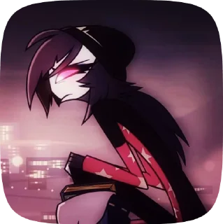 🎆 emoji БОЛЬШЕ ⇨ @CLOOBHUB ОКТАВИЯ АДСКИЙ БОСС HELLUVA ТГ Telegram sticker 15 of 63
