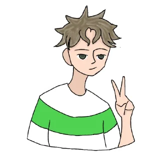 ✌ emoji мальчик из канавы Telegram sticker 7 of 12