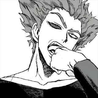 😎 emoji Garou Telegram sticker 19 of 35