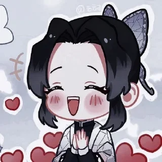🦋 emoji ♡ Шинобу Кочо ♡ Telegram sticker 13 of 24