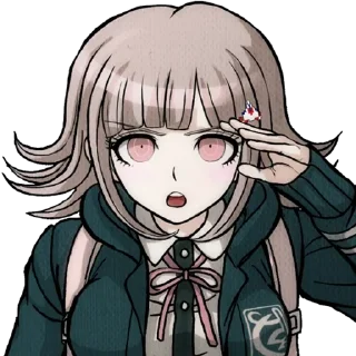 🧐 emoji / Danganronpa 2 pack by @wanna_s_l_e_e_p / Telegram sticker 20 of 120