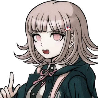 😼 emoji / Danganronpa 2 pack by @wanna_s_l_e_e_p / Telegram sticker 23 of 120