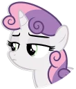 😒 emoji Sweetie Belle | By @Egor418 Telegram sticker 3 of 65