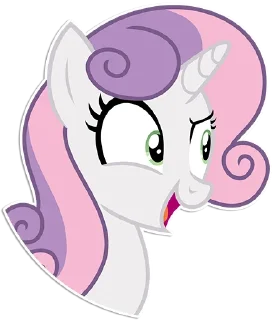 😃 emoji Sweetie Belle | By @Egor418 Telegram sticker 17 of 65
