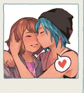 💙 emoji life is strange @stickerskva Telegram sticker 7 of 37