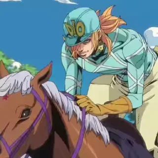 🐎 emoji Diego Brando (Anime) Telegram sticker 17 of 24