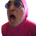😲 emoji Pink Guy Telegram sticker 5 of 12