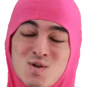😌 emoji Pink Guy Telegram sticker 9 of 12