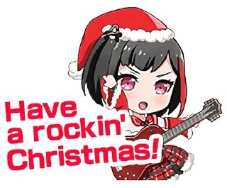 Sticker from Ran Mitake (BanG Dream!)